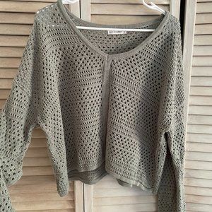 Casual Cropped Sweater